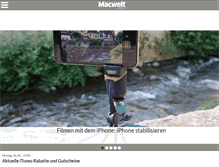 Tablet Screenshot of mobil.macwelt.de