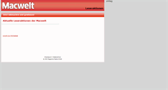 Desktop Screenshot of leseraktion.macwelt.de