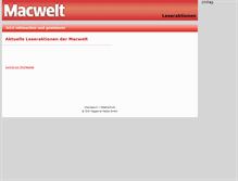 Tablet Screenshot of leseraktion.macwelt.de